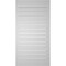 Ekena Millwork Vertical Surface Mount PVC Gable Vent: Functional, w/ 2"W x 2"P Brickmould Sill Frame, 22"W x 42"H GVPVE22X4203SF - alternate 6